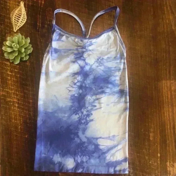 Athleta | Blue Water Color Sports Tank - Picture 1 of 5